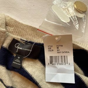 Aqua cashmere sweater dress